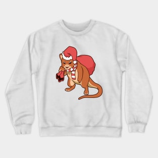 Tree kangaroo Christmas Crewneck Sweatshirt